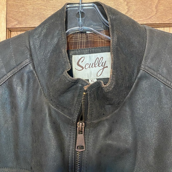 NWT Scully Leather Men’s Jacket Brown Sz XL - Picture 2 of 12